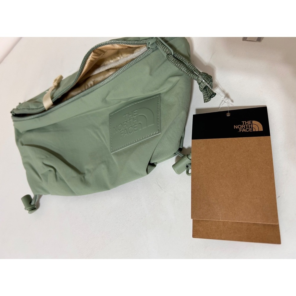 NWT$50 The North Face Never Stop Lumbar Fanny Sling Bag Slate Moss Green - Picture 7 of 10